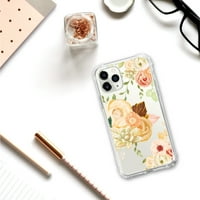 מארז טלפון של Essentials iPhone, כתום גן פרחים