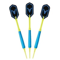 Viper v Glo TIP רך 18 גרם כחול, Casemaster Case Dart שחור יחיד, ו- Viper 2BA Tuff Tips iii- neon צהוב