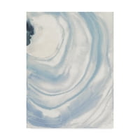 סימן מסחרי אמנות 'צבעי מים Geode X' אמנות קנבס מאת כריס פסצ'ה