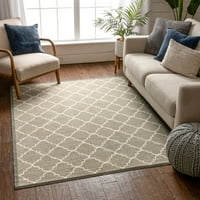 שטיחים ארוגים היטב במלכים שטיחים באזור המודרני, אפור