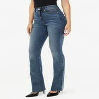 ג'ינס סופיה ג'ינס אמייה מפותלת מפותלת סופר -עליית ג'ינס