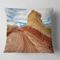 Designart Paria Plateau בצפון אריזונה - נוף מודפס כרית זריקה - 18x18