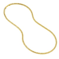 זהב צהוב זהב צהוב 22 חלול D C שרשרת שרשרת חיטה W מנעול לובסטר - נשים
