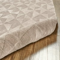 Savona Luxe Viscose שטיח, ערימה נמוכה גבוהה, טאופה מתכתי, שטיח מבטא 4ft 6ft