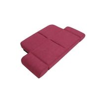 ריהוט מגארי 040 מודרני סלון ספה בד מרופד להמרה רדום ספה מיטת פוטון, יין אדום