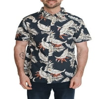 פסיפיק מרלין גברים של שרוול קצר הוואי ארוג חולצה
