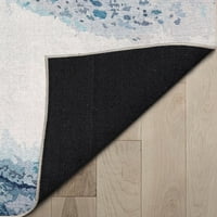 היטב ארוג תקציר טוקיו מודרני רטרו שיש שטוח עם שטיח שטיח 7'7 9'10