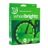 גלגל הגלגל של הגלגל באור גלגל אופניים, ירוק, לגלגל