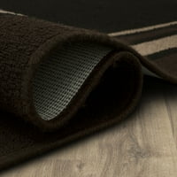 עמודי התווך טיטאן פס מקורה סלון אזור שטיח, שחור, 60 84