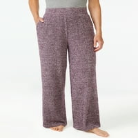 מכנסי פיג'מה רחבה של ג'ויספון לנשים, בגדלים עד 3x