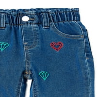 ילדים מג'ינס מותניים של גארנימלים של בנות, בגדלים 4-10