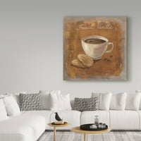 סימן מסחרי אמנות 'זמן קפה II' אמנות קנבס מאת סילביה וסילבה