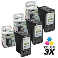 © Canon מיוצר מחדש Cl241xL סט צבע מחסניות דיו בתשואה גבוהה כולל: צבע 5208B001RII לשימוש ב- Canon Pixma