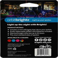 אורביט אורביט כחול הוביל אופניים דיבר קליפ אורות, חבילה