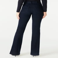 סופיה ג'ינס לנשים מליסה התלקחות גבוהה עלייה לנצח אתה גודל מתאים לג'ינס, 33.5 Inceam, מידות XS-XL
