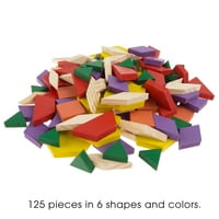 צעצוע של Tangrams לילדים - צורות גיאומטריות בלוק מעץ - פעילות גזע קלאסית מאת היי