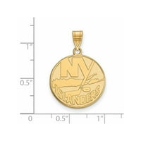 LogoArt 10K זהב צהוב NHL Logoart תושבי האי ניו יורק תליון גדול