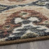 Mohawk Home Prismatatic Rialto Groy Drecitional Conthimental Precision שטיח שטיח שטיח, 8'x10 ', אפור וחום