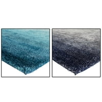 שטיח אזור עכשווי של סומרסט, כחול, 5 '7'