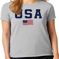 גרפיקה אמריקה צוות פטריוטי ארהב באולימפיאדה ארהב חולצת טריקו גרפית לנשים